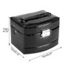 3 Layers Jewelry Necklace Ring Storage Box Case Lady Gift
