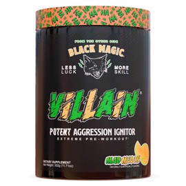 Black Magic Supply Villain High-Stim Nootropic Pre-Workout - Beta-Alanine, L-Tyrosine, & Caffeine - Pump & Focus - 25 Servings (Mad Melon)