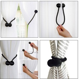 IHClink Magnetic Tie Back Curtain Clips (Pack of 2)