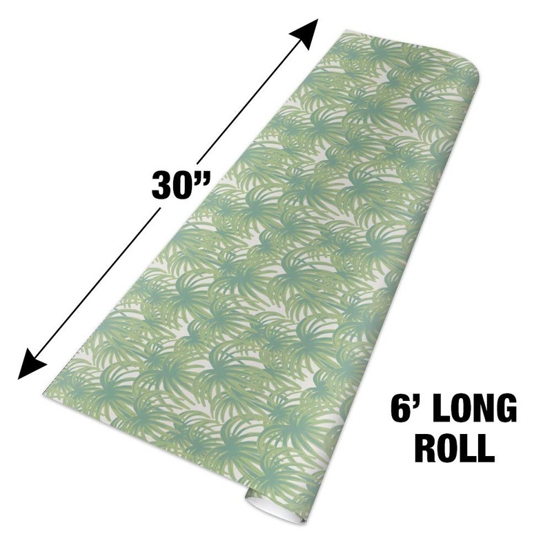 GRAPHICS & MORE Palm Tree Leaves Gift Wrap Wrapping Paper
