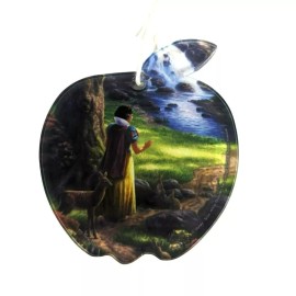 Thomas Kinkade Snow White Discovers the Cottage Hanging Acrylic Print Ornament