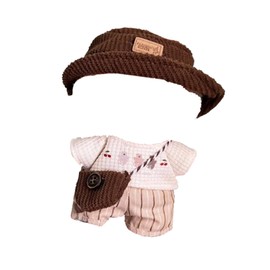 17cm Doll Clothes, Outfits for Clothes Set, Dolls Keychain Accessories,, Exquisite Accessories (6 Packs)