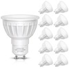 LOHAS® 6 Watt GU10 LED Bulbs, Replacement for 50 Watt Halogen Bulbs, 500 LM, 3000 K, 120 Degree Beam Angle, LED Bulbs (Pack of 10) Warm White