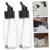 CIYODO 10pcs Plastic Paint Jars for Airbrush Dual-action Siphon Feed