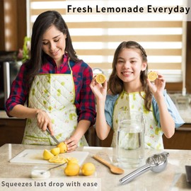 Lemon Squeezer Large Lemon Juicer Hand Citrus with Premium Quality Solid Metal Stainless Steel Lemon Squeezers Manual Citrus Press