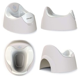 BABYLON Trio Children's Potty, Children's Toilets with Removable Bowl, Children's Toilet, Night Pot for Children/Toilet Seat Pot, Boys/Girls Children's Potty from 1 Year, Baby Accessories, Grey