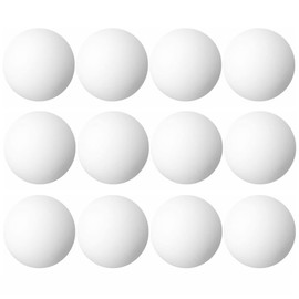 KOMUNJ 12 Pcs Table Tennis Balls, Durable 40mm Ping Pong Balls, Suitable for Cats and Dogs Parties Sports Adults Family Games