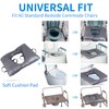 Bedside Commode Seat Cushion, Commode Padded Seat for Elderly, Soft