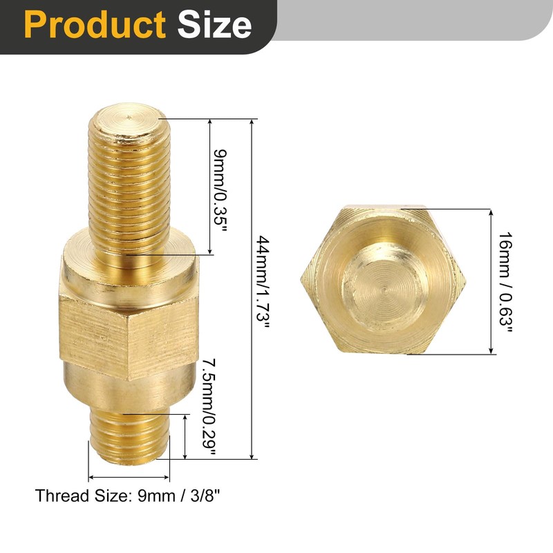 MECCANIXITY 3/8 Inch Battery Terminal Charging Posts Battery Terminal Connector