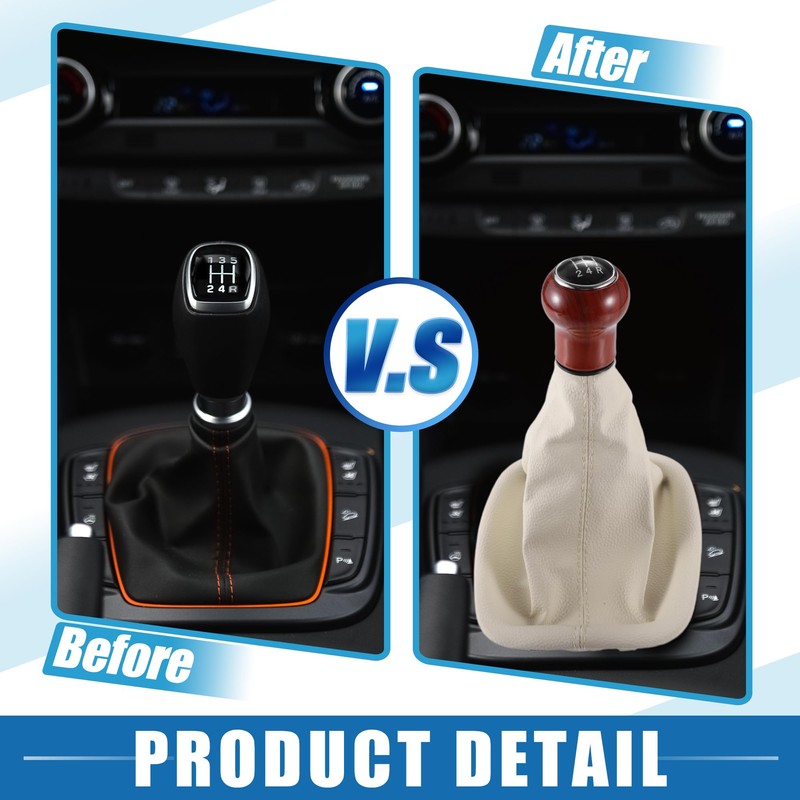 A ABSOPRO 5 Speed Manual Transmission Gear Knob for Volkswagen