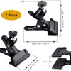 sinzau Camera Clamp Tripod, Pack of 2 Clamp Holder, 360