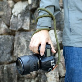 PIBIETTN - Correa de cámara compatible con Sony Nikon Canon Fuji - Correa de cámara SLR, DSLR, cámaras sin espejo, 120cm Verde, 120 cm