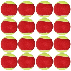 Tennis Balls, 18 Piece Training Ball Set for Beginners Easy Collection, Suitable for Dogs to Play Ball Tennis Training Tennis (Yellow-Orange)