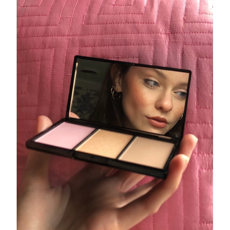 Phase Zero Makeup Multi-Tasking 3-In-1"Cotton Candy" Blusher,"Hidden Agenda" Bronzer +"Shifting