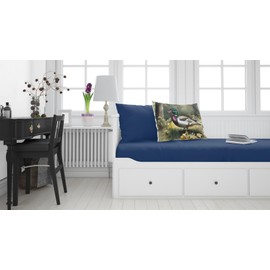 Caroline's Treasures DAC3282PILLOWCASE Wood Duck Standard Pillowcase Lightweight Super Soft Easy Care Decorative Artwork Pillowcase, Standard