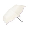 Francfranc Flanc Blackout Wave Piping Folding Umbrella, 19.7 inches (50
