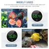 Ankilo Upgraded Aquarium Thermometer, Wireless Digital Fish Tank Thermometer with