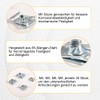 Sheet Metal Nuts, 120 Pieces M4 M5 M6 M8 Snap