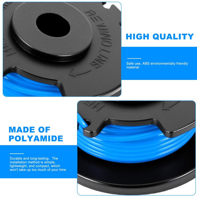 AOZBZ Set of 12 grass trimmer line with Ryobi One+