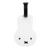Miffy Die Cut Luggage Tag B100 Face White