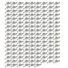 150 Sets DIY Skull Rivets Gothic Style Rustproof Exquisite Fines