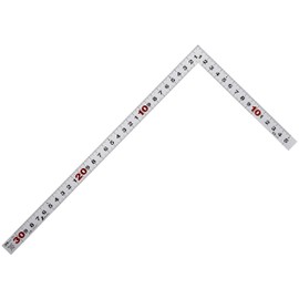 Shinwa Sokutei 10047 Flat Silver Combination Scale 11.8 inches (30 cm) / 1 Shaku