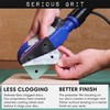 Serious Grit - 3" x 4" 6-Hole 40 Grit Sanding