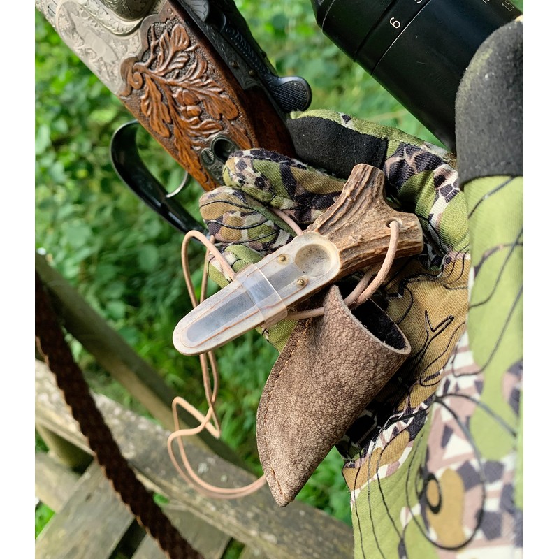 K & S Deer Leaf Hunt with Leather Case