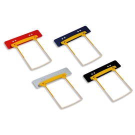 Jalema Clip Plus 5712525 Filing Clips Assorted Colours Pack of 100 Yellow/White