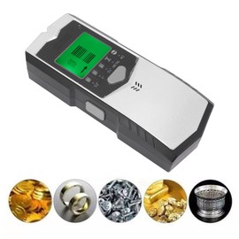 Mrisata Stud Finder Wall Scanner Electronic Stud Sensor Stud Finder Escáner de Pared 5 en 1 Abs Pantalla LED Escáner Electrónico de Pared para Pared Metal
