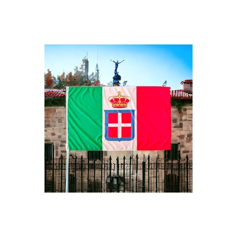 Flag Kingdom Italy 1861-1946 Colourful Kingdom Italy Flag 150 cm