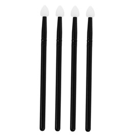 VICASKY 4pcs Essential Makeup Eye Shadow Brushes Liploss Brush Nail Applicator Makeup Tools Soft and Portable for Travel