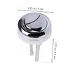 Gadpiparty Toilet Tank Dual Flush Push Button Thread Cistern Lid