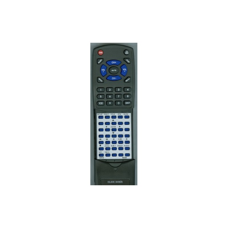 Replacement Remote Control for NECVOX DVA310X, RC1001