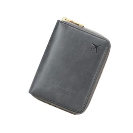 Hoshi Zora Passport Case, Anti-Skimming, Card Case, Travel Wallet, Case, Passport Bag, Multi-functional Storage Pocket, Luxury PU Leather, Compact, Travel Accessories, Passport Case, Cover,