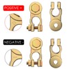 LEICESTERCN Battery Terminal Connectors Brass Copper Car Battery Terminal Ends