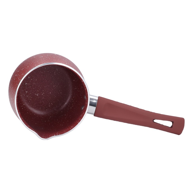 Single Handle Coffee Warmer Boiling Pot Mini Milk Pan Aluminum