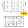 Bemeol Bulletin Board Letters 216 Pcs 2.5 Inch Alphabet Letter
