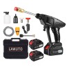 Lawuto Pistola Hidrolavadora Inalámbrica Lavado Coche 2 Pilas 48v