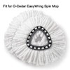 CINNOR 6 Pack Fit O-Cedar Easy Wring Spin Mop Replacement