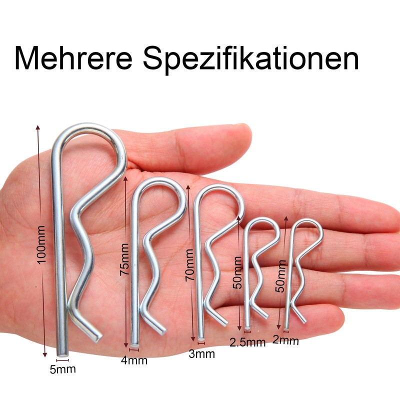 HXJDAM Split Pin Spring Pin 3 x 70 mm Splint