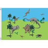 AZ FLAG - Dinosaurs Flag - 3x5 Ft - 100D