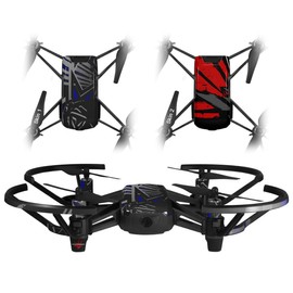 Skin Decal Wrap 2 Pack Compatible with DJI Ryze Tello Baja 0023 Blue Royal Drone NOT Included