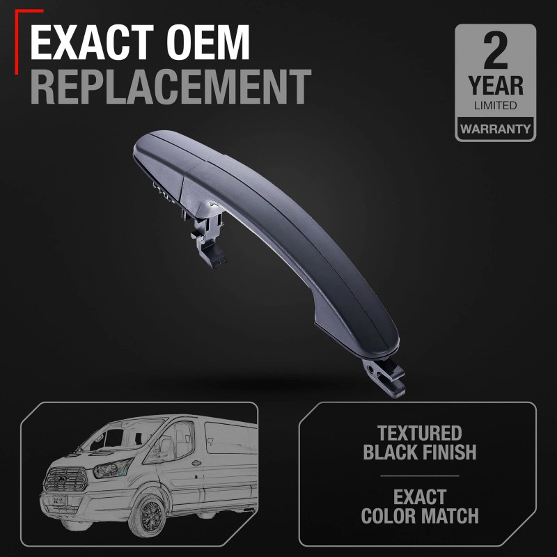 T1A Exterior Door Handle, Right Sliding Door for Ford Transit