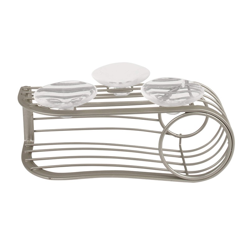 Spectrum Sink Sponge and Brush Holder with Suction Cups Ashley