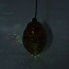 Iron Hollow Water Drop Lamp Solar LED Lantern Garland Garden