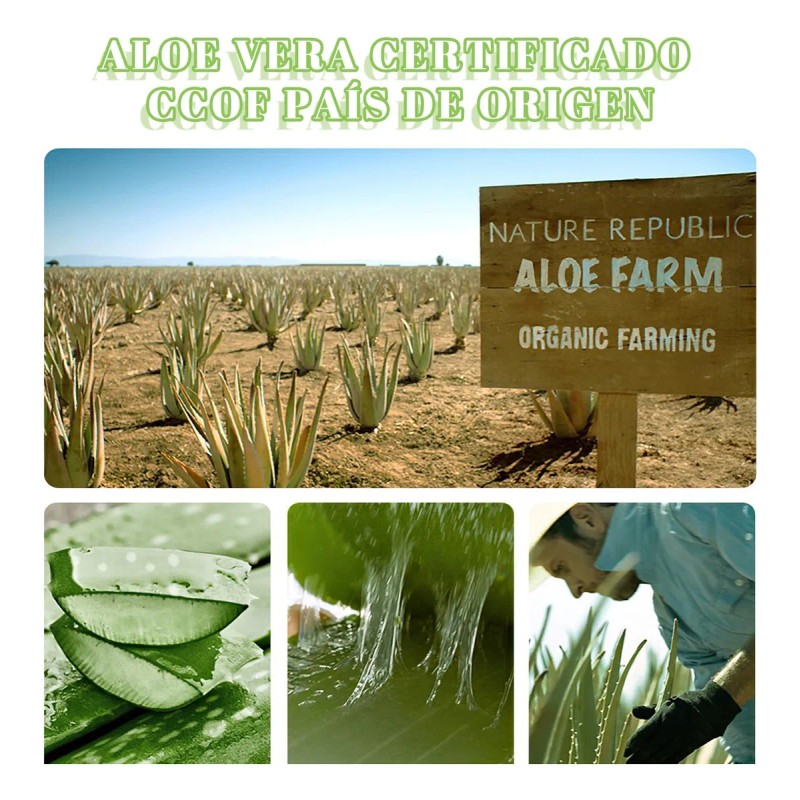2pcs Gel Aloe Vera Anti-manchas Anti-acne Vitamina E Hidrata Normal