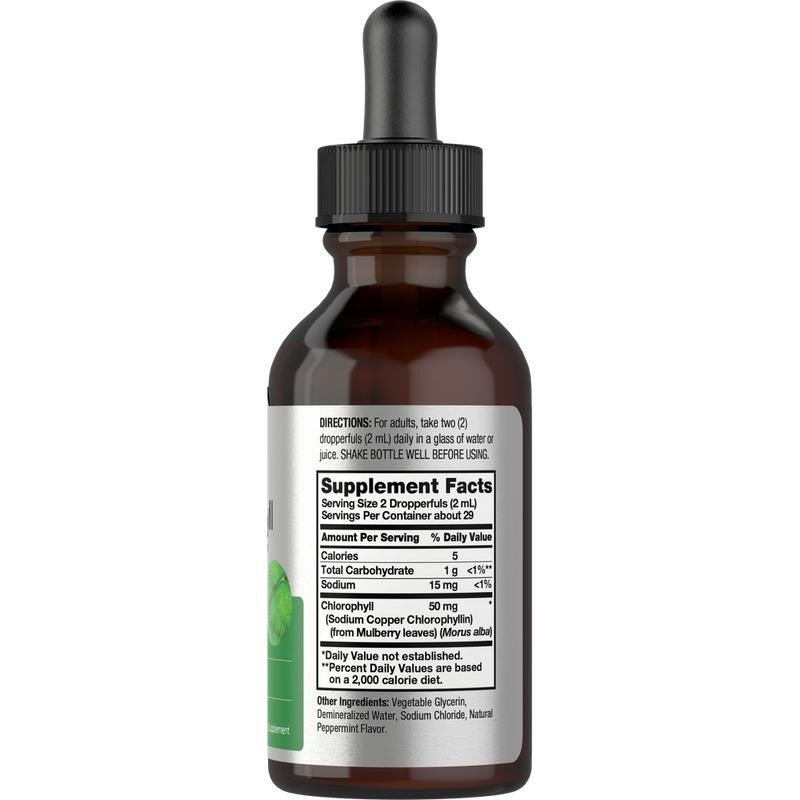 Chlorophyll | 2oz Liquid Drops | Vegan, Non-GMO, and Gluten
