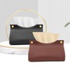 Tissue Box, Leather Tissue Box Bag, Rectangular Leather Cosmetic Tissue