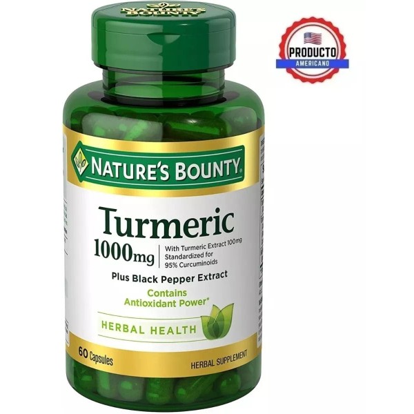Nature's Bounty  Nature's Bounty Curcuma (turmeric), Antioxidante 1000mg